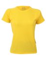 Dames Sportshirt CONA SPORTS Rainbow Tech Tee Sun Yellow